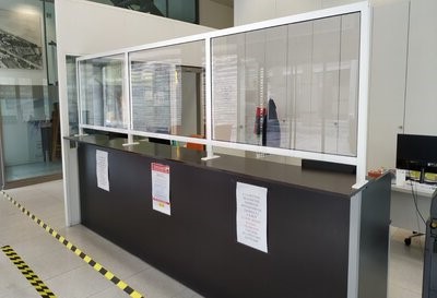 mampara de mostrador Pozuelo de Alarcon